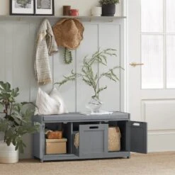 Banc à Chaussures FSR80-SG -Meilleur Meubles Magasin c009399e1d1c437da13f442f89c7eff9