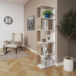 Etagère 45cm Sonoma/blanc -Meilleur Meubles Magasin c08dc6f60c6847909f048ee43b6f298e