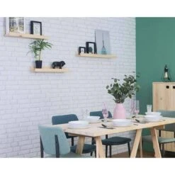 Etagère Murale En Pin Massif - L40 Cm -Meilleur Meubles Magasin c1f19bf2984e4b819fee44363057d827