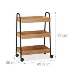 Chariot De Service Bambou 3 Étages -Meilleur Meubles Magasin c3aa5fff939c41409597bd5159ffd42c