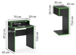 Bureau Ordinateur Kron Noir/Vert Set 7 15 Bureau Ordinateur Kron Noir/Vert Set 7 -Meilleur Meubles Magasin c410087948c04dc394f5b4066817cd30.cropped 58 166 908 659.processed