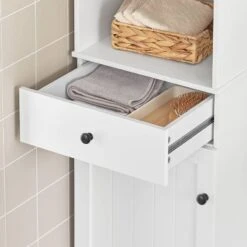 Meuble Colonne De Salle De Bain BZR17-W -Meilleur Meubles Magasin c4736c5bc139492bb2ceea3b18f92b65