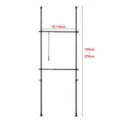 Penderie Télescopique Kemi -Meilleur Meubles Magasin c64b3965effb4650b966c9d94ef599bd