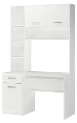 Bureau Ordinateur Crossline Blanc