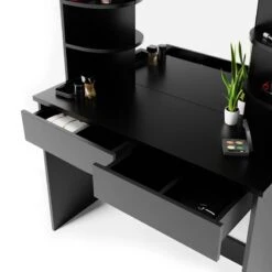 Coiffeuse Charlotte Noir, Banc & LED -Meilleur Meubles Magasin c894e3078c284497af1876f3f06d7cd3