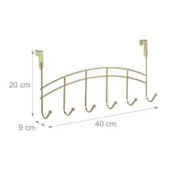 5x Patères De Porte Avec 6 Crochets 23 5x Patères De Porte Avec 6 Crochets -Meilleur Meubles Magasin c969382808a4412aac20082dd8204d16