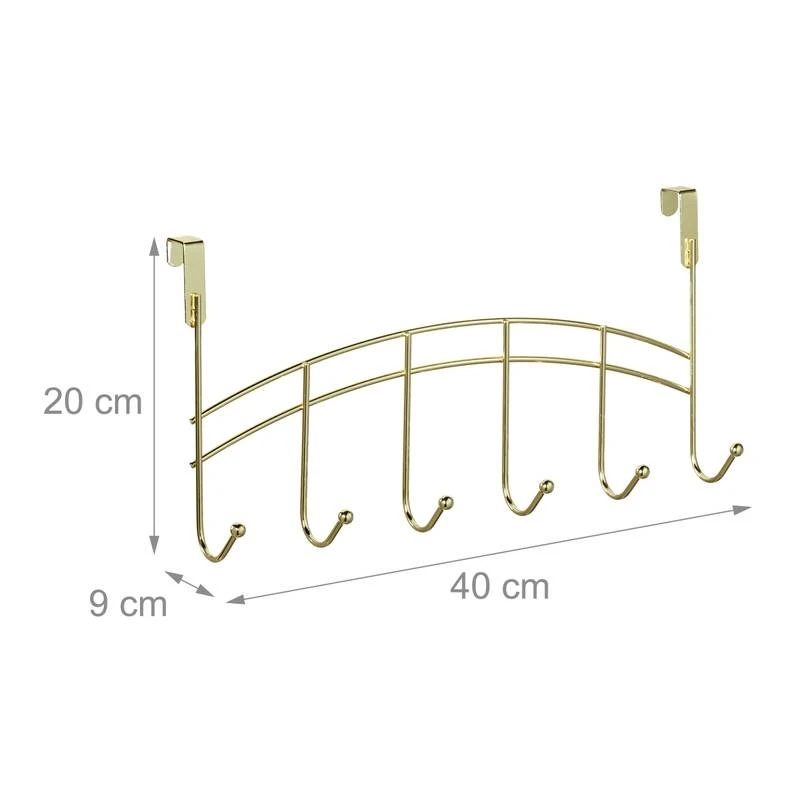 5x Patères De Porte Avec 6 Crochets 10 5x Patères De Porte Avec 6 Crochets – Image 8