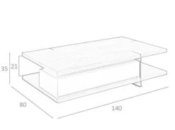 Table Basse Rectangulaire En Noyer -Meilleur Meubles Magasin ca9da3f2f39644b6b94426a3622a301f