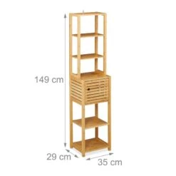 Étagère Salle De Bain Bambou à 7 étages -Meilleur Meubles Magasin cb66ad788cbd4fd4bb27ea71e70d6056
