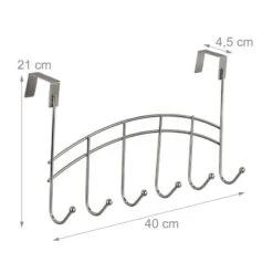 Patère De Porte 6 Crochets -Meilleur Meubles Magasin cc0f9bb75bcf420d9517758743d1551d