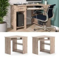 Bureau Ordinateur D'angle Odin Sonoma -Meilleur Meubles Magasin cc79a03514be49599ce122b563250524