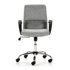 Fauteuil De Bureau Teo, Tissu Gris Foncé -Meilleur Meubles Magasin cc8bacb2e23e45bfa4d918fe3edccb57