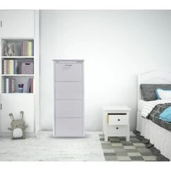 Meuble à Chaussures KIBO 4 Compartiments -Meilleur Meubles Magasin cdf2082b947547e185b8973982f52aef