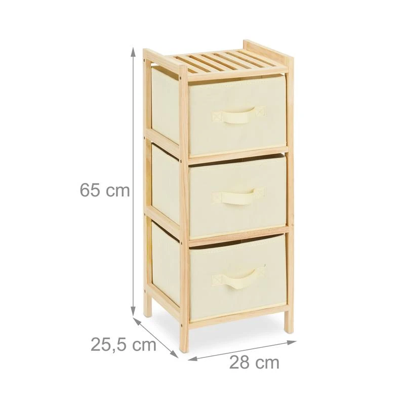 Étagère De Salle De Bain Avec 3 Paniers 6 Étagère De Salle De Bain Avec 3 Paniers – Image 4