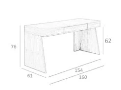 Bureau En Bois De Noyer Et Acier Noir -Meilleur Meubles Magasin cf4fd15bcd7d42cf9251a4da3011c3ff