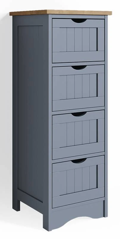 Chiffonnier Bianco Gris/chêne 3 Chiffonnier Bianco Gris/chêne