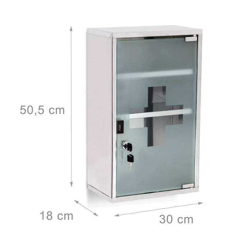Armoire à Pharmacie EMERGENCY Acier Inox 9 Armoire à Pharmacie EMERGENCY Acier Inox – Image 7