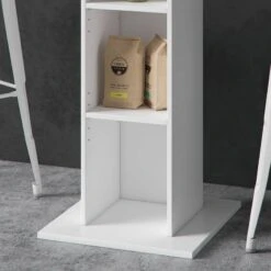 Table De Bar Redeo Blanche/béton -Meilleur Meubles Magasin d0c9c926627446ca8683670d17e9ed35