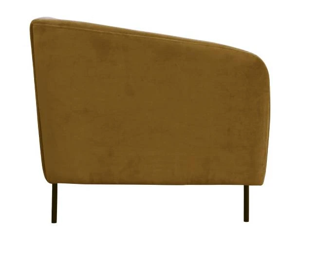 Canapé 3 Places En Velours Bronze 5 Canapé 3 Places En Velours Bronze – Image 3