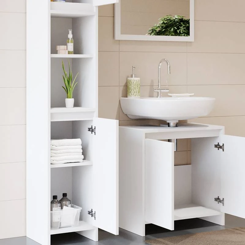 Salle De Bain Emma Blanc (3 élém.) 4 Salle De Bain Emma Blanc (3 élém.) – Image 2