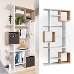 Etagère Blanc/sonoma Cube -Meilleur Meubles Magasin d628e5952573433d9e996b87481ca4e4