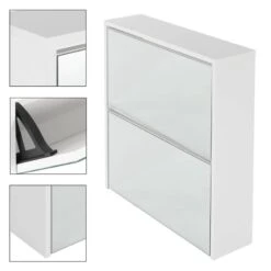 Armoire à Chaussures 63x17x67 Cm Blanc -Meilleur Meubles Magasin d97d62c2284a468c91d2bada17bb158e