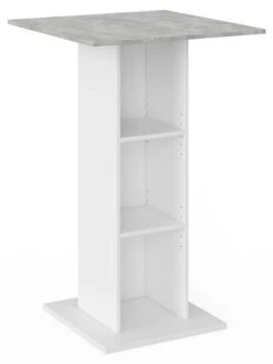 Table De Bar Redeo Blanche/béton