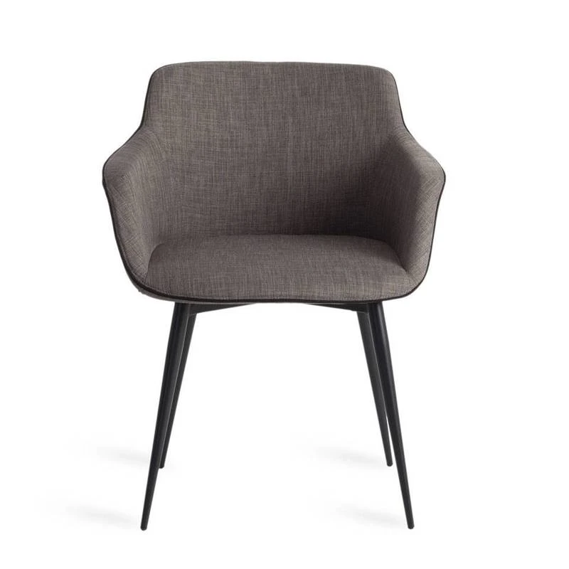 Fauteuil En Tissu Et Acier Noir 7 Fauteuil En Tissu Et Acier Noir – Image 5