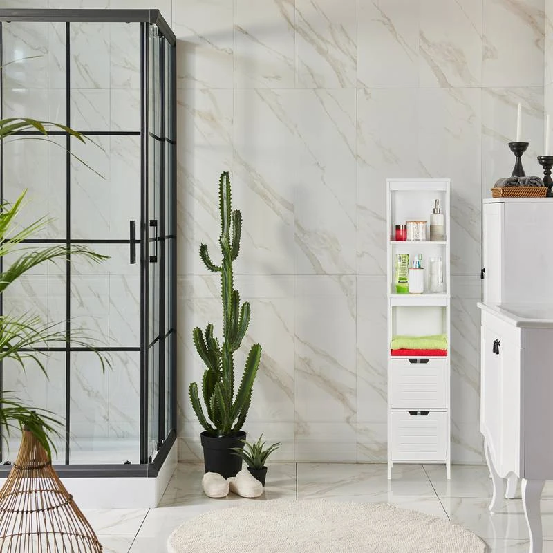 Armoire De Bain Blanche 4 Armoire De Bain Blanche – Image 2