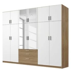 Armoire à Portes Battantes Hildesheim -Meilleur Meubles Magasin drehtuerenschrank hildesheim alpinweiss eiche sonoma dekor mit spiegeltuer en 4842756