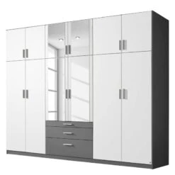 Armoire à Portes Battantes Hildesheim -Meilleur Meubles Magasin drehtuerenschrank hildesheim alpinweiss graumetallic mit spiegeltuer en 4842556