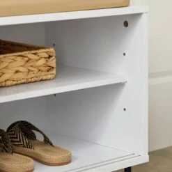 Banc à Chaussures FSR116-W -Meilleur Meubles Magasin e12256770c364f7087464a386190d0d5