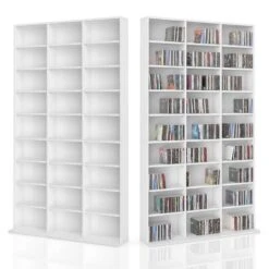 Étagère à CD Jukebox 178cm Blanc 24 Étagère à CD Jukebox 178cm Blanc -Meilleur Meubles Magasin e278056e07934d2f9c33e51a0ec389ef