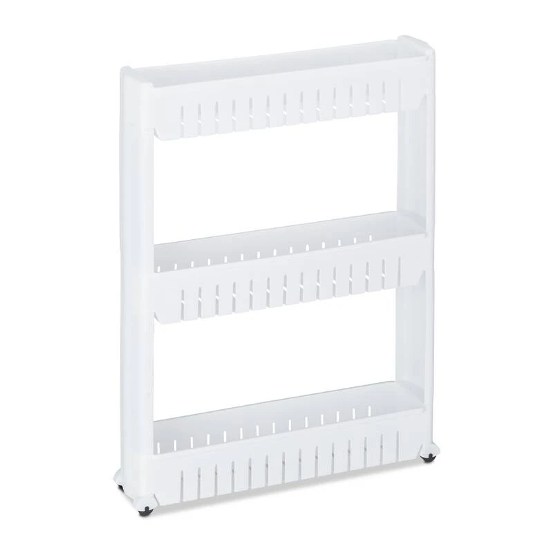 Étagère De Cuisine à Roulettes 3 Niveaux 12 Étagère De Cuisine à Roulettes 3 Niveaux – Image 10