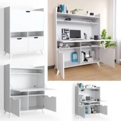 Secrétaire Berdi Blanc -Meilleur Meubles Magasin e5cbf3f7696b4c8eaee95c1346904573