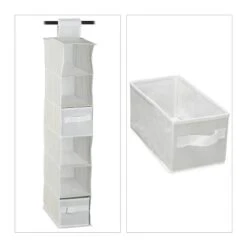 3xÉtagère Suspendue Tissu Armoire -Meilleur Meubles Magasin e6219508f99d4215b0f2699fc32268b7