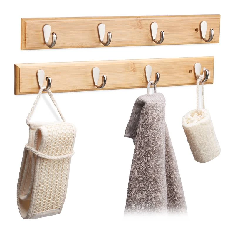 2x Porte-manteaux Patères 4 Crochets 3 2x Porte-manteaux Patères 4 Crochets