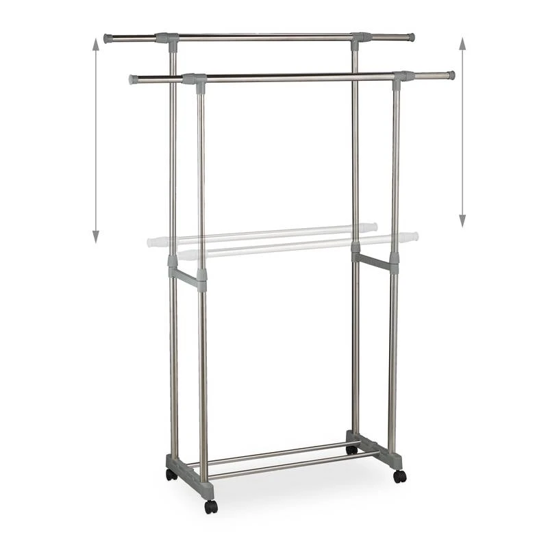 Portant Professionnel Avec 2 Tringles 7 Portant Professionnel Avec 2 Tringles – Image 5