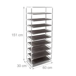 2xArmoire à Chaussures En Tissu Pliante -Meilleur Meubles Magasin eb251e942c1d456cbc4f90a06a430cda