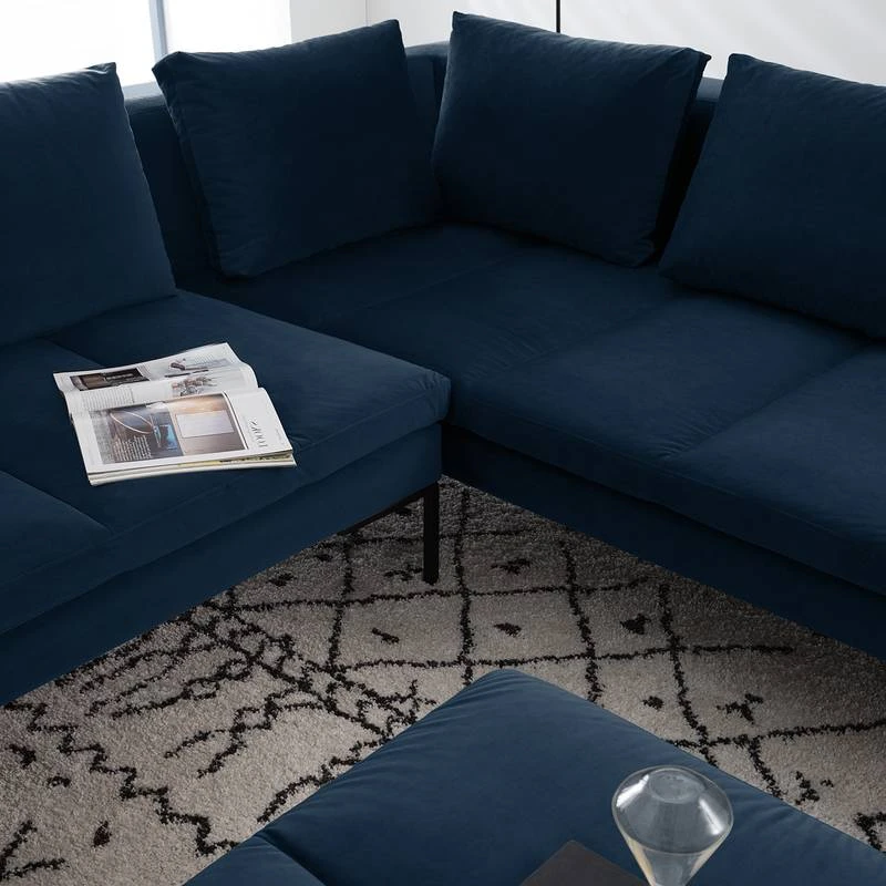 Canapé D’angle à Bords Ronds MADISON XL 6 Canapé D’angle à Bords Ronds MADISON XL – Image 4