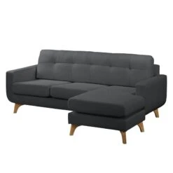Canapé D'angle Postville -Meilleur Meubles Magasin ecksofa postville strukturstoff longchair davorstehend rechts grau 4890524