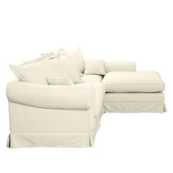 Canapé D'angle Saltum -Meilleur Meubles Magasin ecksofa saltum webstoff longchair davorstehend rechts cremeweiss 4214060