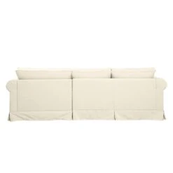 Canapé D'angle Saltum -Meilleur Meubles Magasin ecksofa saltum webstoff longchair davorstehend rechts cremeweiss 4214064