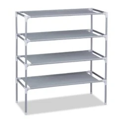 Étagère à Chaussures 4 Niveaux -Meilleur Meubles Magasin f0047e51c33d4fc38b39f948a1a8587a