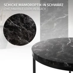 Set De 2 Tables D'appoint En Métal Noir -Meilleur Meubles Magasin f033001200e04d7db67dabfdf09b4d3e