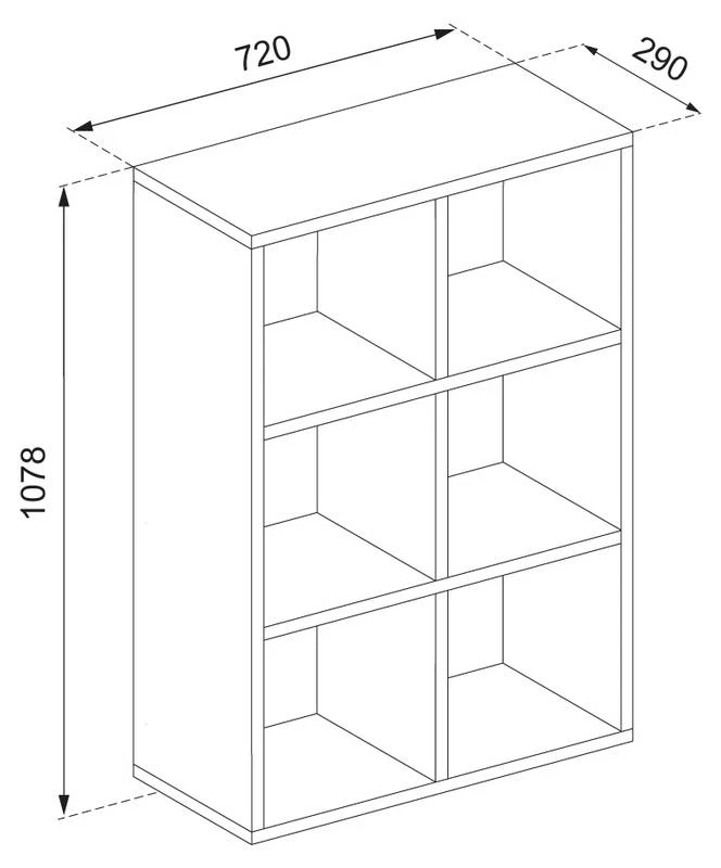 Meuble De Séparation 698x1079mm Blanc 9 Meuble De Séparation 698x1079mm Blanc – Image 7