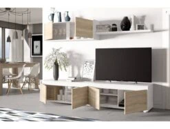 Meuble TV 4 Portes L200 Cm Avec étagères 18 Meuble TV 4 Portes L200 Cm Avec étagères -Meilleur Meubles Magasin f7a8db38fe4f457b9cfb20678acc2c5e