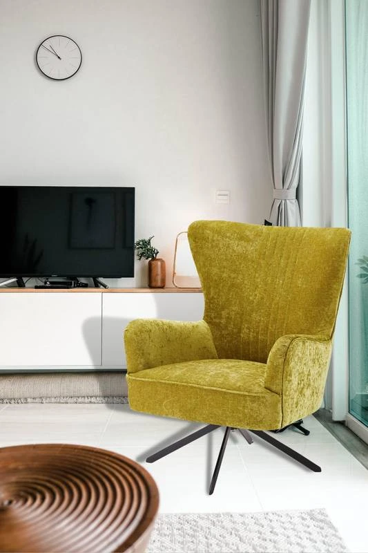 Fauteuil Bob Jaune 4 Fauteuil Bob Jaune – Image 2