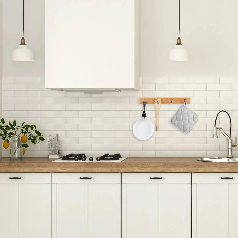 2x Porte-manteaux Patères 4 Crochets 4 2x Porte-manteaux Patères 4 Crochets – Image 2