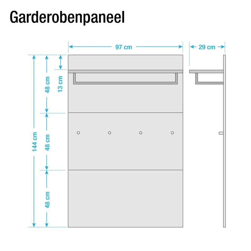 Panneau Porte-manteaux Viveiro I 8 Panneau Porte-manteaux Viveiro I – Image 6
